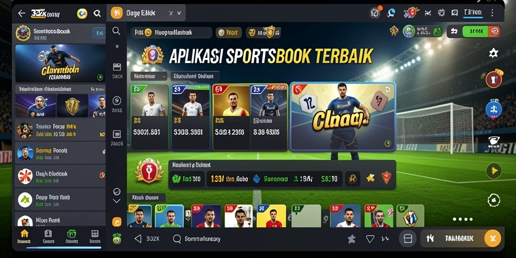 Tampilan gameplay Sportsbook dalam aplikasi 33ZK yang menarik.