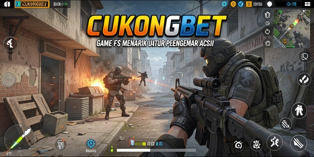 Tampilan gameplay CUKONGBET yang penuh aksi di lingkungan yang mendebarkan.