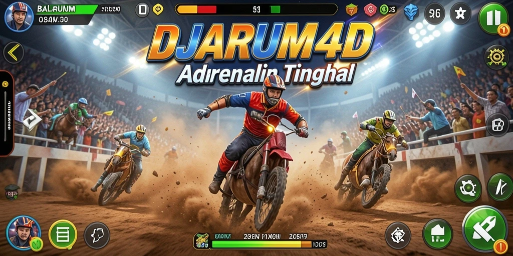 Tampilan gameplay yang mendebarkan di DJARUM4D