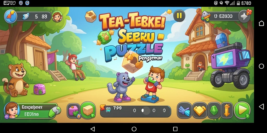 Tangkapan layar gameplay EE789 menampilkan tantangan puzzle yang menarik.