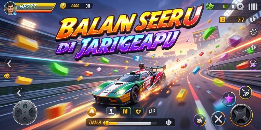 Screenshot HP777 menampilkan aksi balapan yang mendebarkan dan grafis yang menakjubkan.