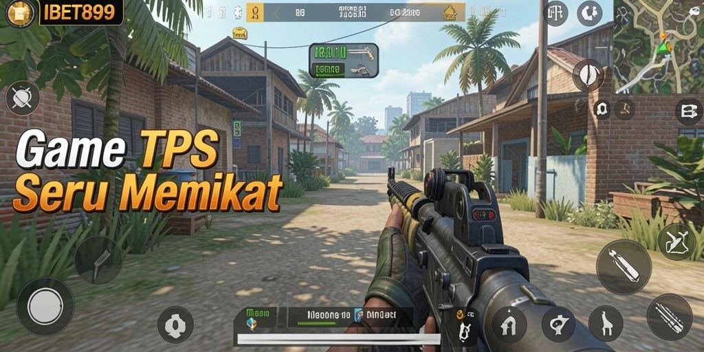 Tangkapan layar menunjukkan aksi menegangkan dalam gameplay TPS.