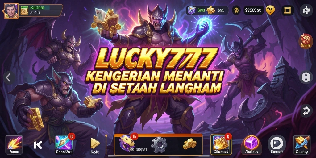Tampilan gameplay menakutkan dari LUCKY777 yang memacu adrenalin.