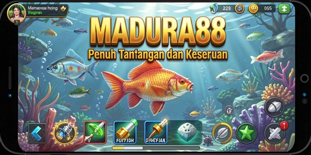 Tangkapan ikan yang megah dalam gameplay MADURA88.