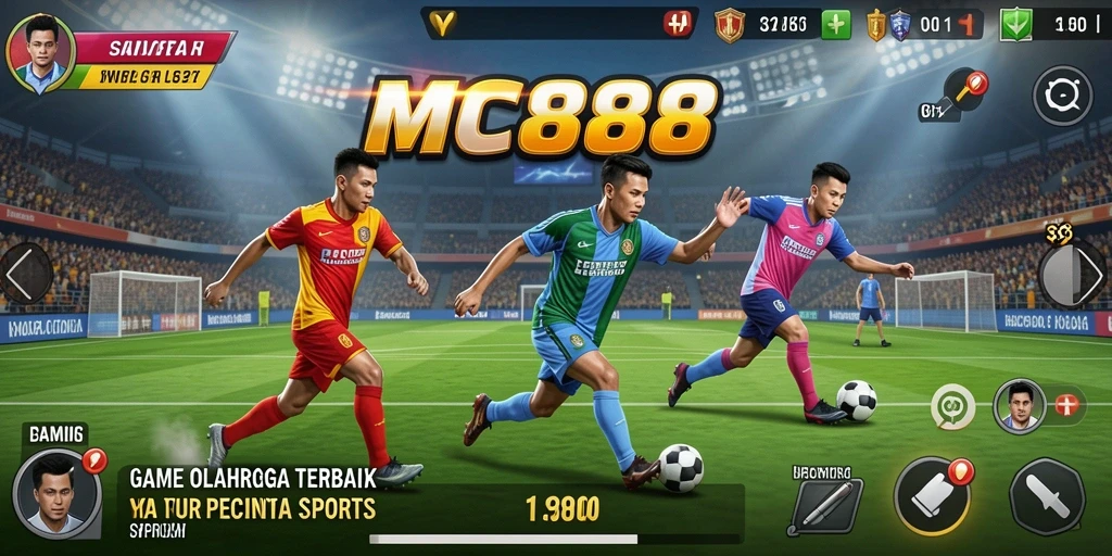 Tampilan menarik dari gameplay olahraga di MC888 yang seru.