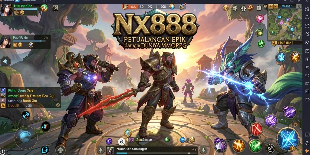 Gameplay NX888 yang memukau, penuh petualangan dan aksi seru.