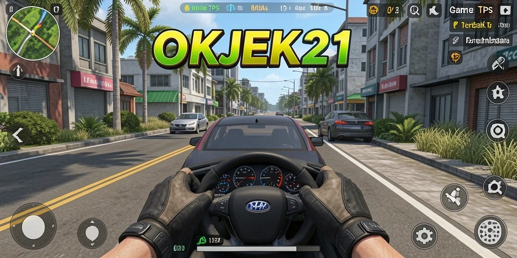 Gameplay seru OKJEK21 dengan beragam tantangan berkendara.