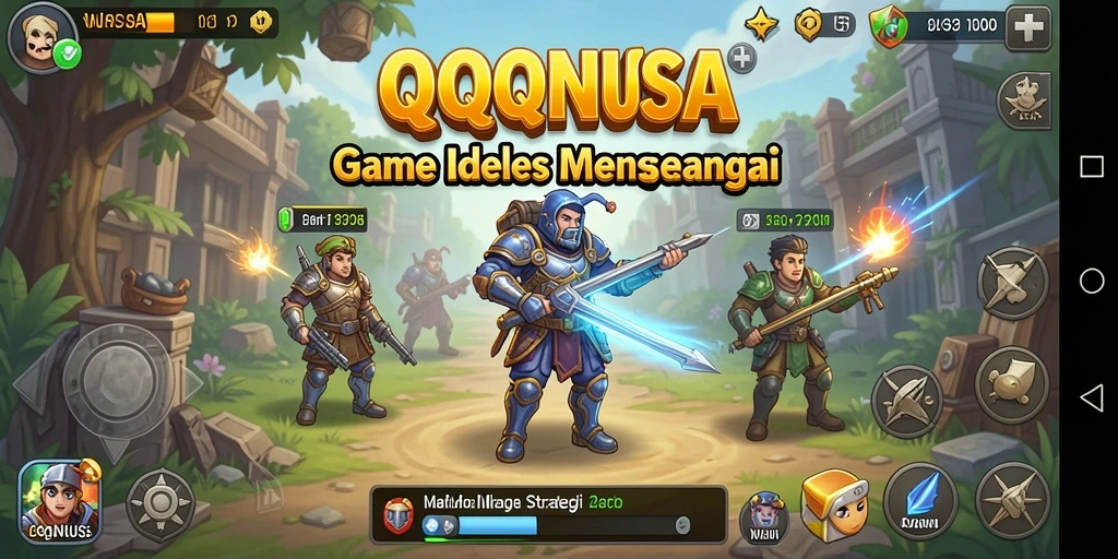Tangkapan layar dari gameplay QQNUSA yang menarik dalam kategori Idle.