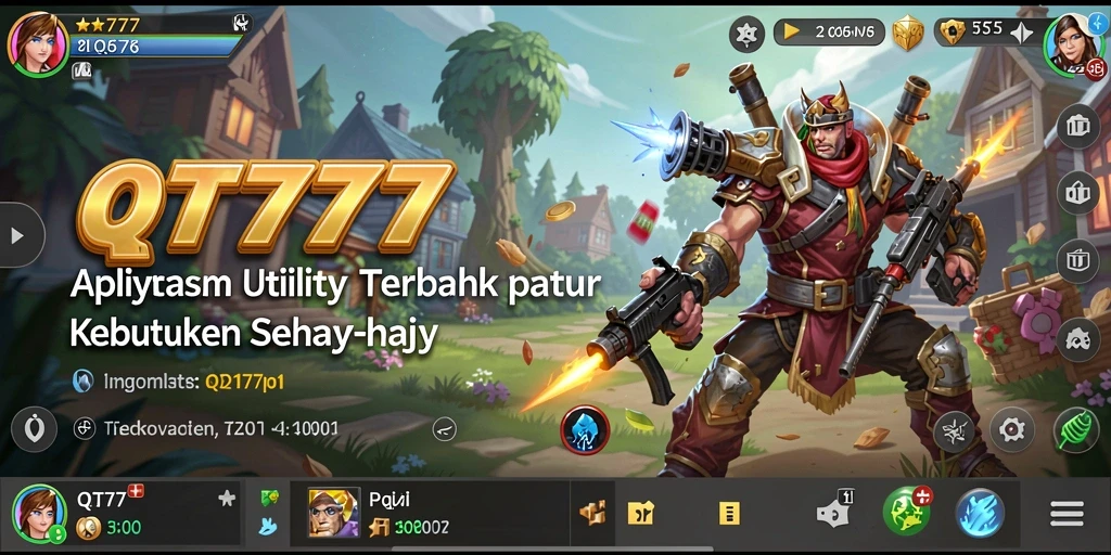 Tampilan antarmuka QT777 yang intuitif dan fungsional.