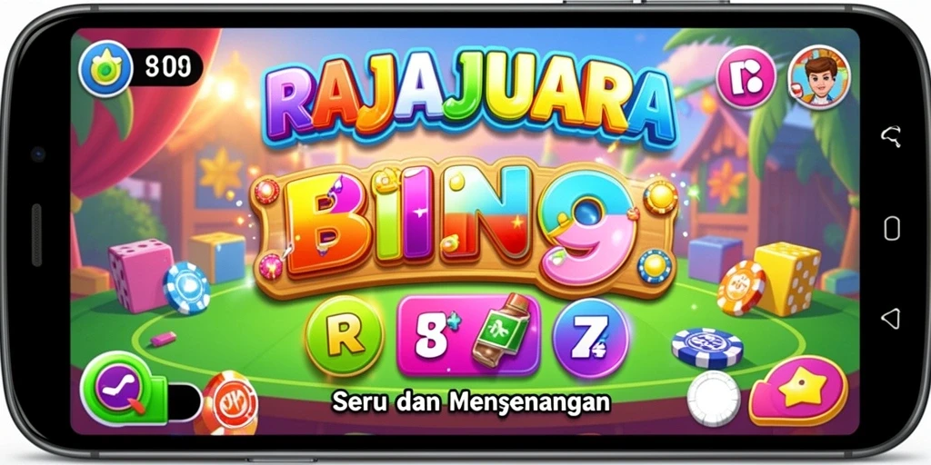 Screenshot gameplay RAJAJUARA menampilkan serunya permainan Bingo.