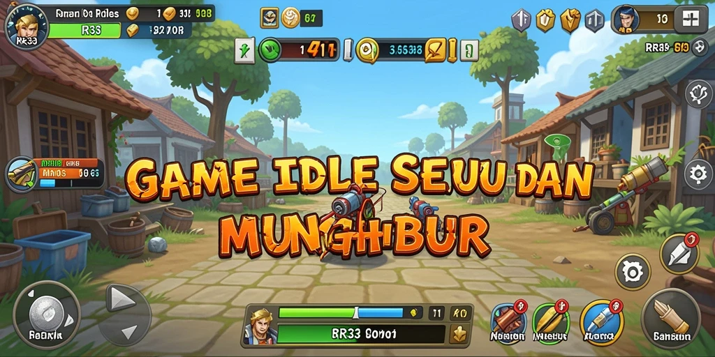 Tangkapan layar gameplay RR33 yang menunjukkan aktivitas Idle.