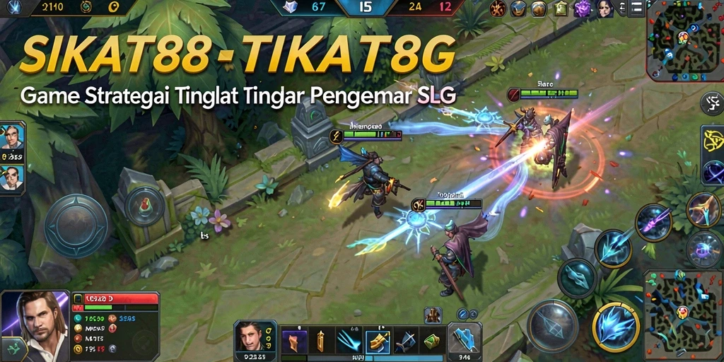 Tampilan gameplay SIKAT88 yang menegangkan dan strategis di layar.