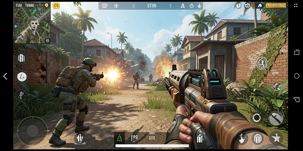 Gameplay ST789 yang menegangkan dan mendebarkan dalam aksi TPS.