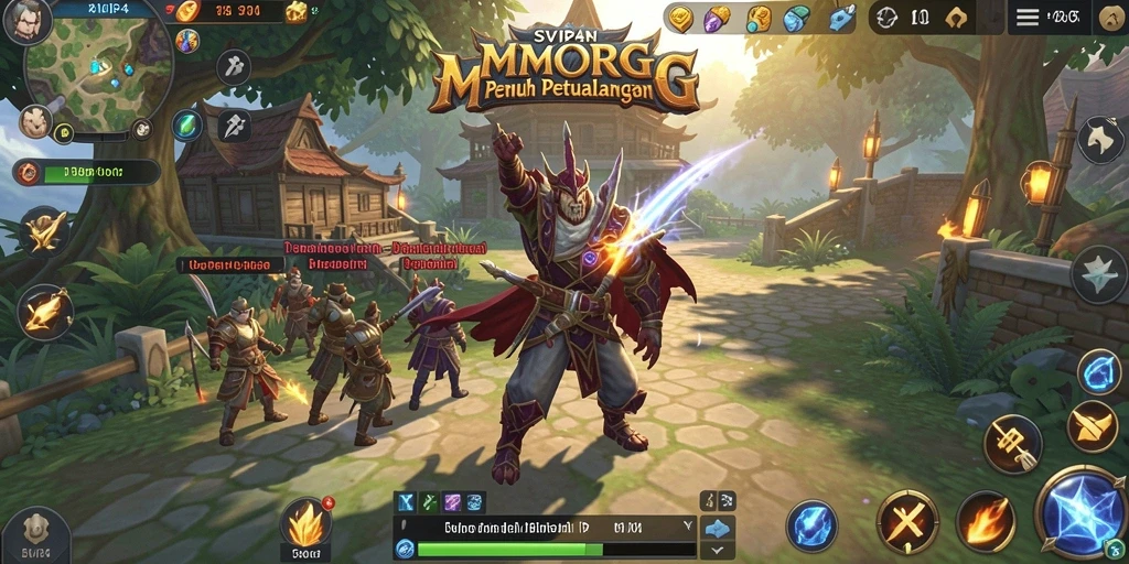 Tampilan menarik dari permainan MMORPG SVIP4 dengan aksi seru.