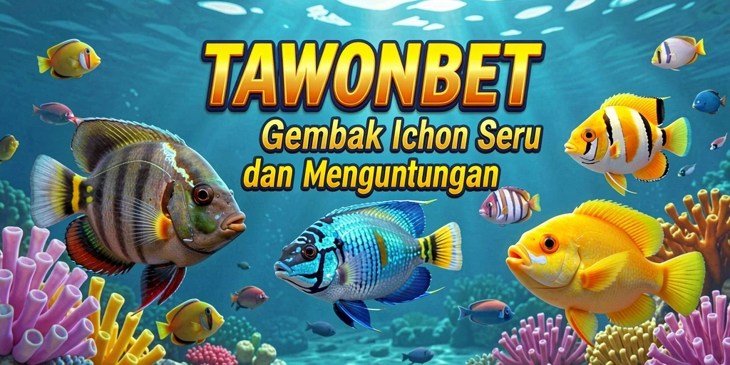 Screenshot gameplay TAWONBET yang menampilkan suasana tembak ikan.