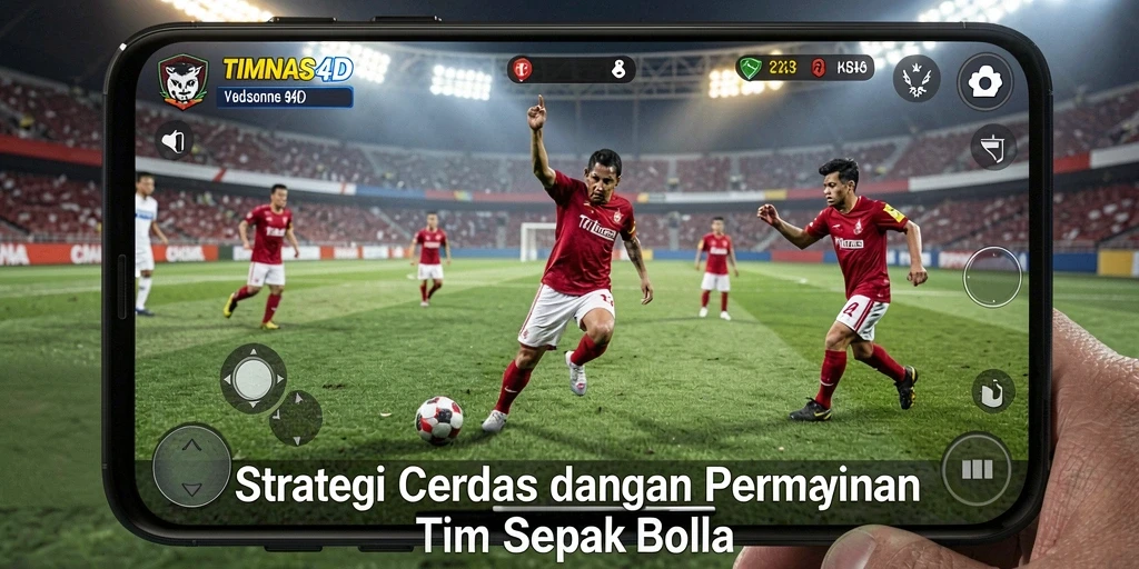 Screenshot gameplay TIMNAS4D yang menunjukkan strategi dalam aksi.